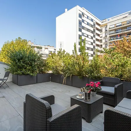 Апартаменты B20 Terrasse 175blo-paris Convention Париж
